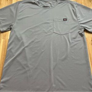Genuine Dickies Gray Performance Pocket T-Shirt - Size L